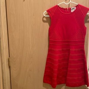 Milly red knit dress